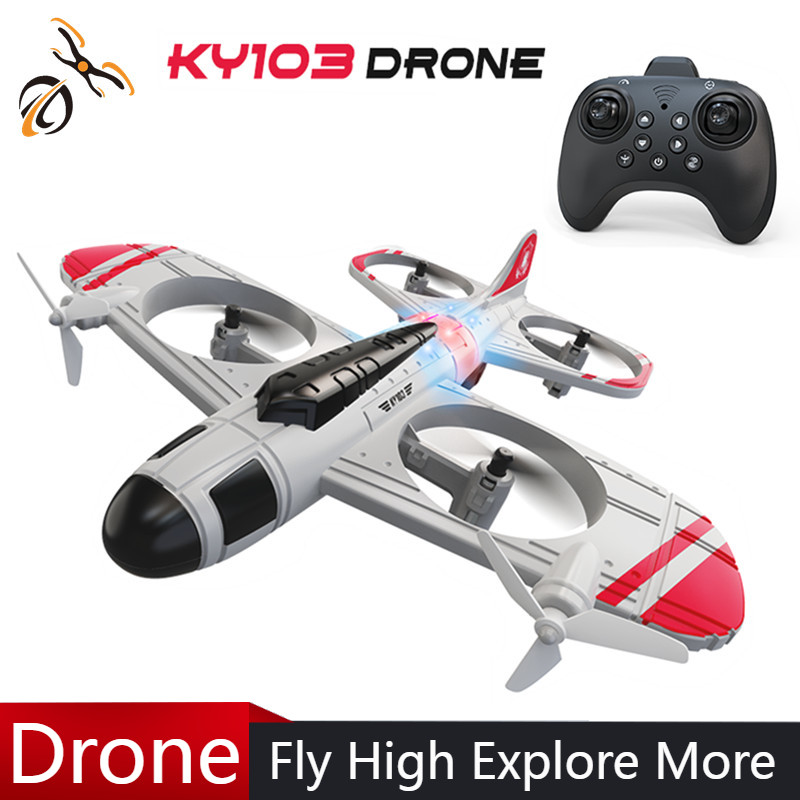 Drone Led Light - 2026 Afstandsbediening KY103 RC Foam Vliegtuig