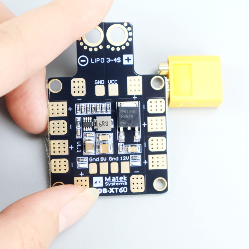 Drone Power Distribution Board - Matek Systems PDB XT60 W/BEC 5V