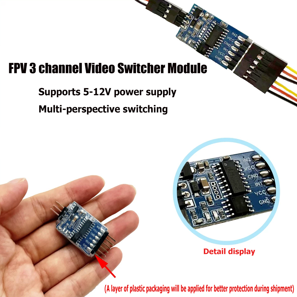 5.8G 3 Kanaals Video Switcher  - Drone Camera recensie en prijs