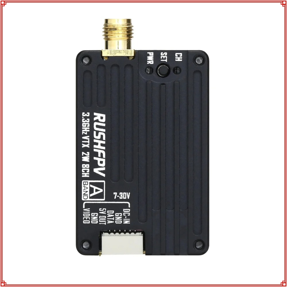 2026 Nieuwe RUSHFPV 3.3G 2W VT - Drone Receiver recensie en prijs