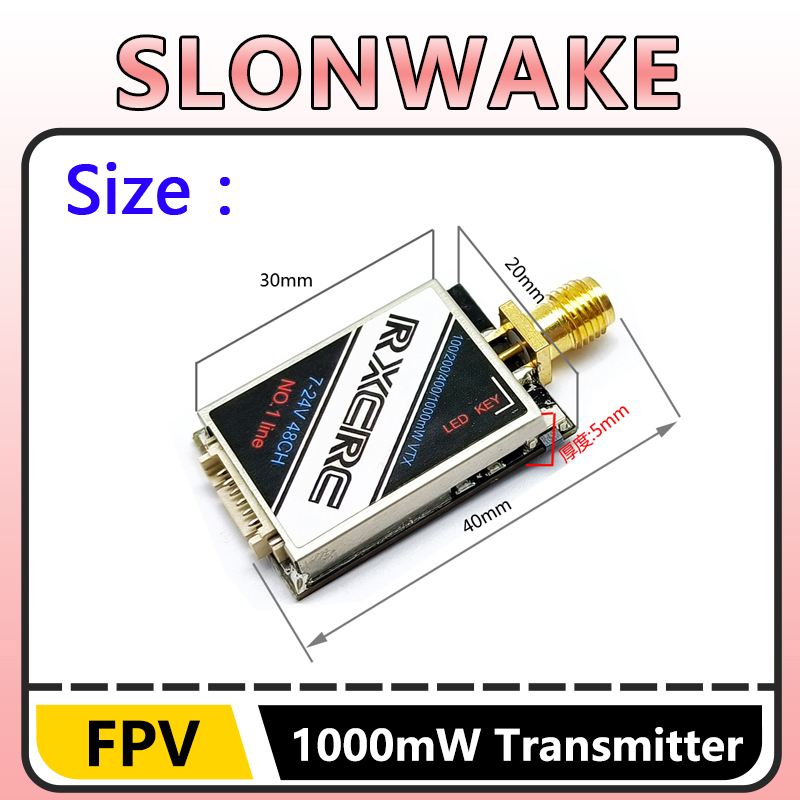 SLONWAKE 5.8G 48CH 1W VTX 100/ - Drone Frame recensie en prijs