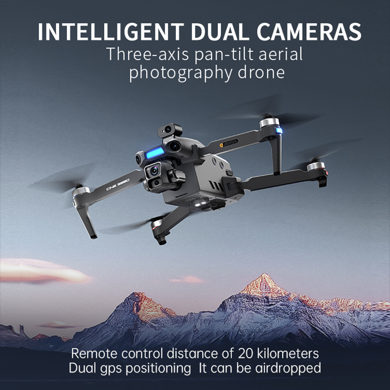 2026 Nieuwe 8K Dual Camera Dro - Drone Gps Mount recensie en prijs