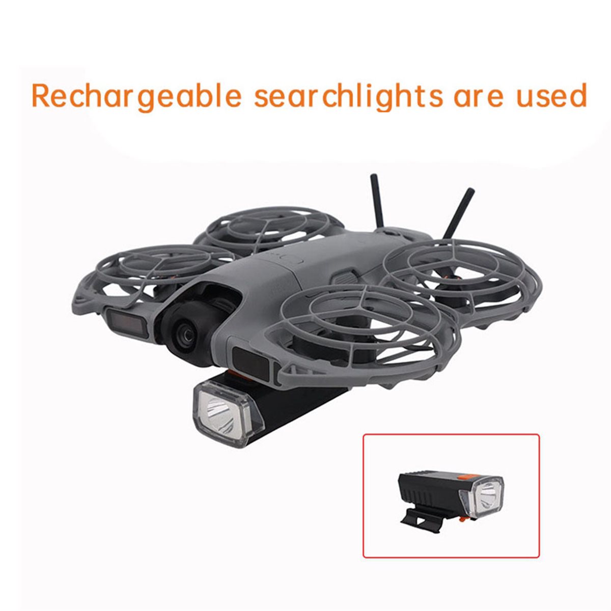 DTC5 Oplaadbaar zoeklicht voor - Drone Led Light recensie en prijs