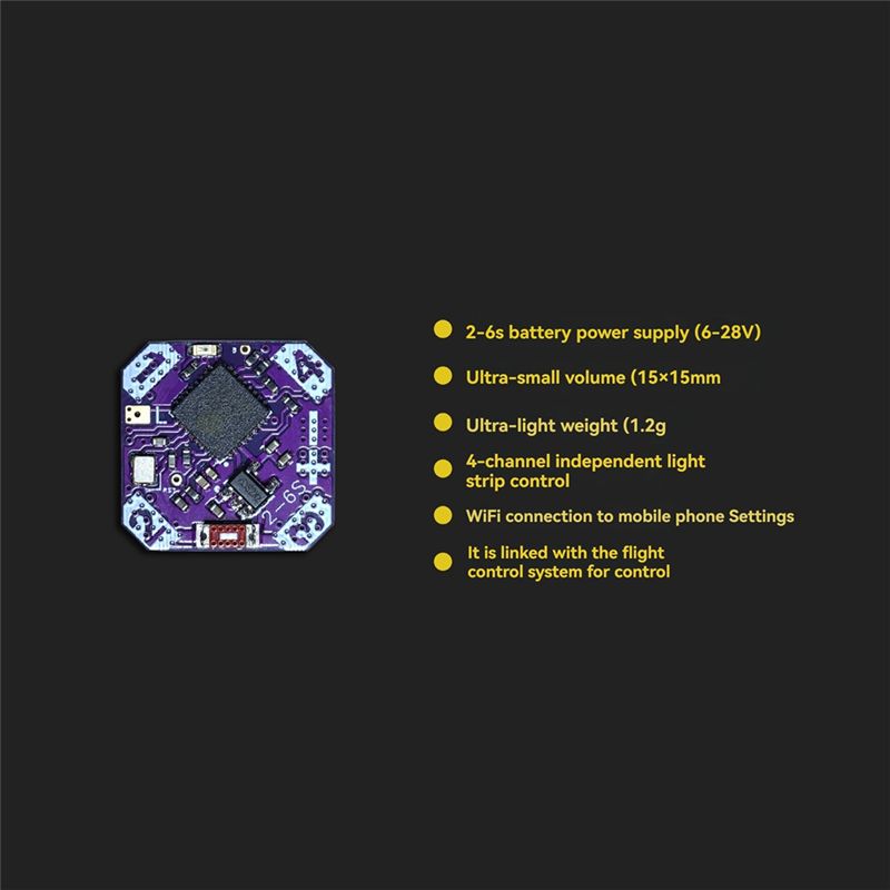 【Nu winkelen】FPV Mini RGB-verl - Drone Led Light recensie en prijs