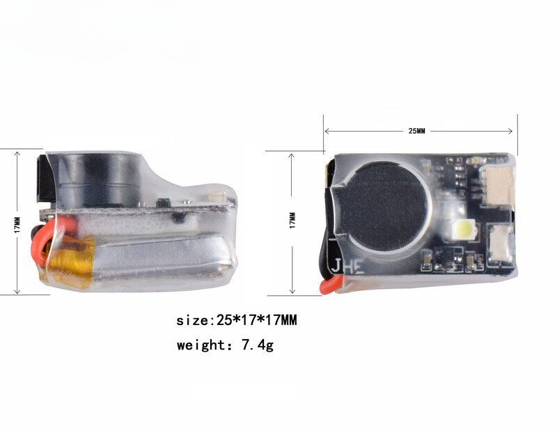 J110dB Luide FPV-zoemer Verlor - Drone Buzzer recensie en prijs
